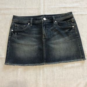 Blue jean skirt